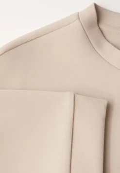 Street One Shirts*Silk-Look T-Shirt cotton beige