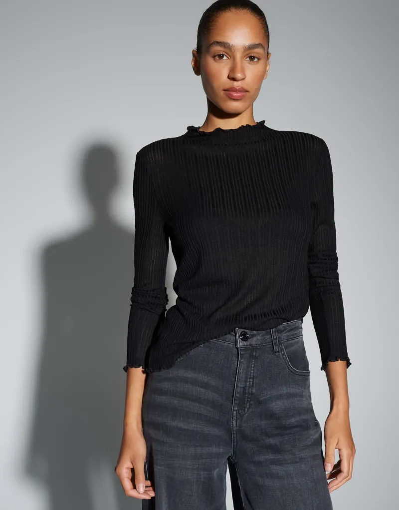 Opus Shirts*Sivi Black