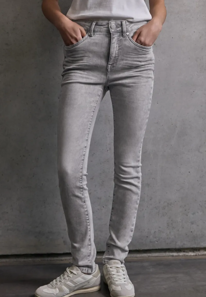 STREET ONE STUDIO Jeans*Skinny Fit Jeans light grey random