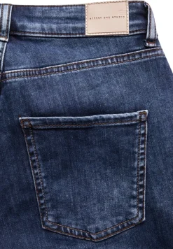 STREET ONE STUDIO Jeans*Skinny Jeans dark blue washed