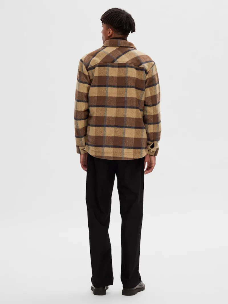 Selected Hemden*SLHARCHIVE OVERSHIRT NOOS Ermine