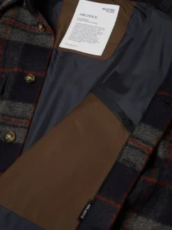 Selected Hemden*SLHARCHIVE OVERSHIRT NOOS Navy Blazer