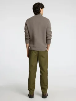 Selected Pullover & Sweatshirts*SLHDANE LS KNIT STRUCTURE HALF ZIP NOOS Morel