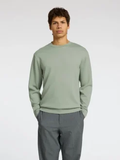 Selected Pullover & Sweatshirts*SLHEMANUEL SOFT CREW NECK SWEAT NOOS iceberg green