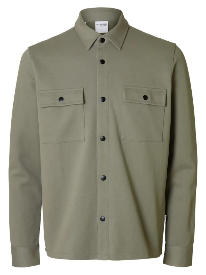 Selected Pullover & Sweatshirts*SLHJACKIE SWEAT JACKET NOOS vetiver