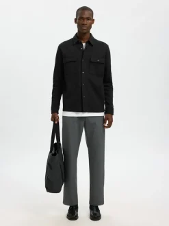 Selected Pullover & Sweatshirts*SLHJACKIE SWEAT JACKET NOOS Black