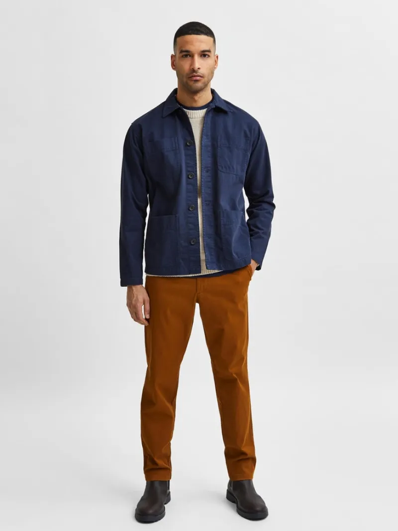 Selected Jacken*SLHLOOSETONY OVERSHIRT LS W NOOS Navy Blazer