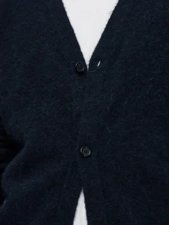 Selected Pullover & Sweatshirts*SLHRAI LS KNIT BUTTON CARDIGAN Sky Captain