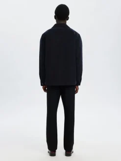 Selected Hemden*SLHREGTATE CORD OVERSHIRT Sky Captain