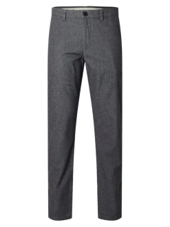 Selected Hosen|Big Boys*SLH175-SLIM MILES BRUSHED PANT W NOOS dark grey