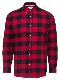 Selected Hemden|Big Boys*SLHSLIMFLANNEL SHIRT LS W NOOS biking red