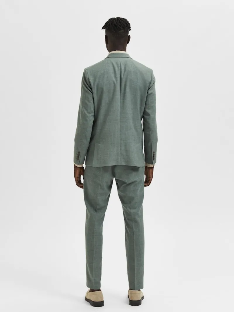 Selected Sakkos|Jacken*SLHSLIM-OASIS LINEN BLZ NOOS light green melange