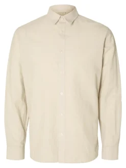 Selected Hemden*SLHSLIM-SUN SHIRT LS NOOS Pure Cashmere