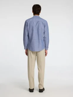 Selected Hemden*SLHSLIM-SUN SHIRT LS NOOS Medium Blue Denim