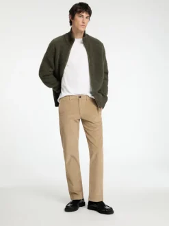 Selected Hosen|Big Boys*SLH196-STRAIGHT MILES CORD PANT W NOOS chinchilla