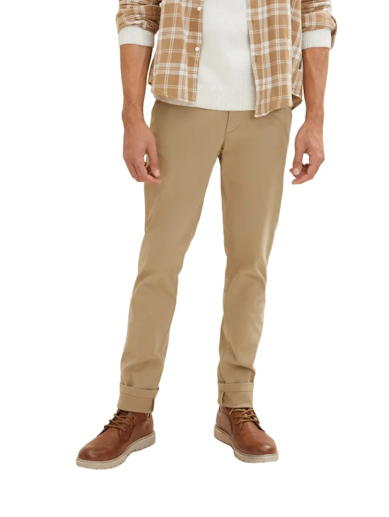 Tom Tailor Hosen|Big Boys*Slim Chino Hose mit Stretch everglade beige