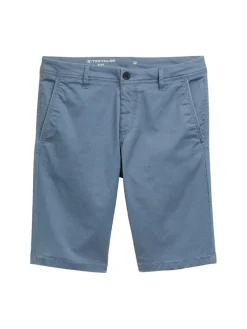 Tom Tailor Shorts|Big Boys*Slim Chino Shorts blue triangle print
