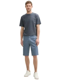 Tom Tailor Shorts|Big Boys*Slim Chino Shorts blue triangle print