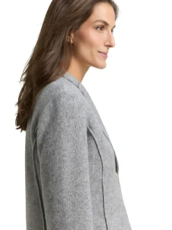 Tom Tailor Jacken*Slim Fit Blazer in Melange-Optik medium silver grey melange