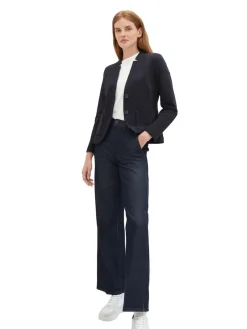 Tom Tailor Jacken*Slim Fit Blazer mit Ottoman Struktur sky captain blue