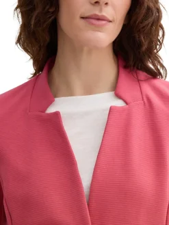 Tom Tailor Jacken*Slim Fit Blazer mit Ottoman Struktur berry red