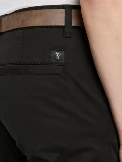 Tom Tailor Denim Hosen*Slim Fit Chino Hose mit Gürtel Black