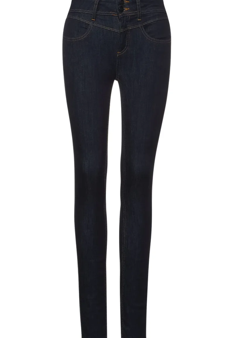 Street One Jeans*Slim Fit Denim supple blue rinsed