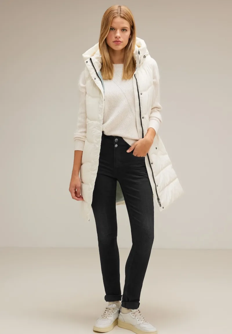 Street One Jeans*Slim Fit Free to Move Jeans black used wash