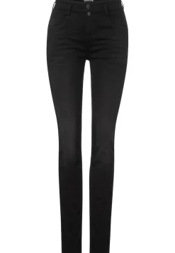 Street One Jeans*Slim Fit Free to Move Jeans black used wash