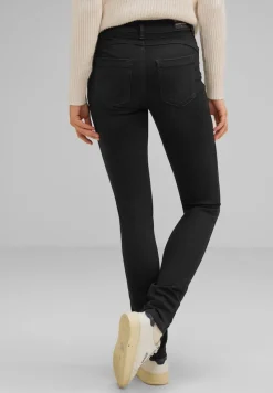 Street One Jeans*Slim Fit Free to Move Jeans black used wash