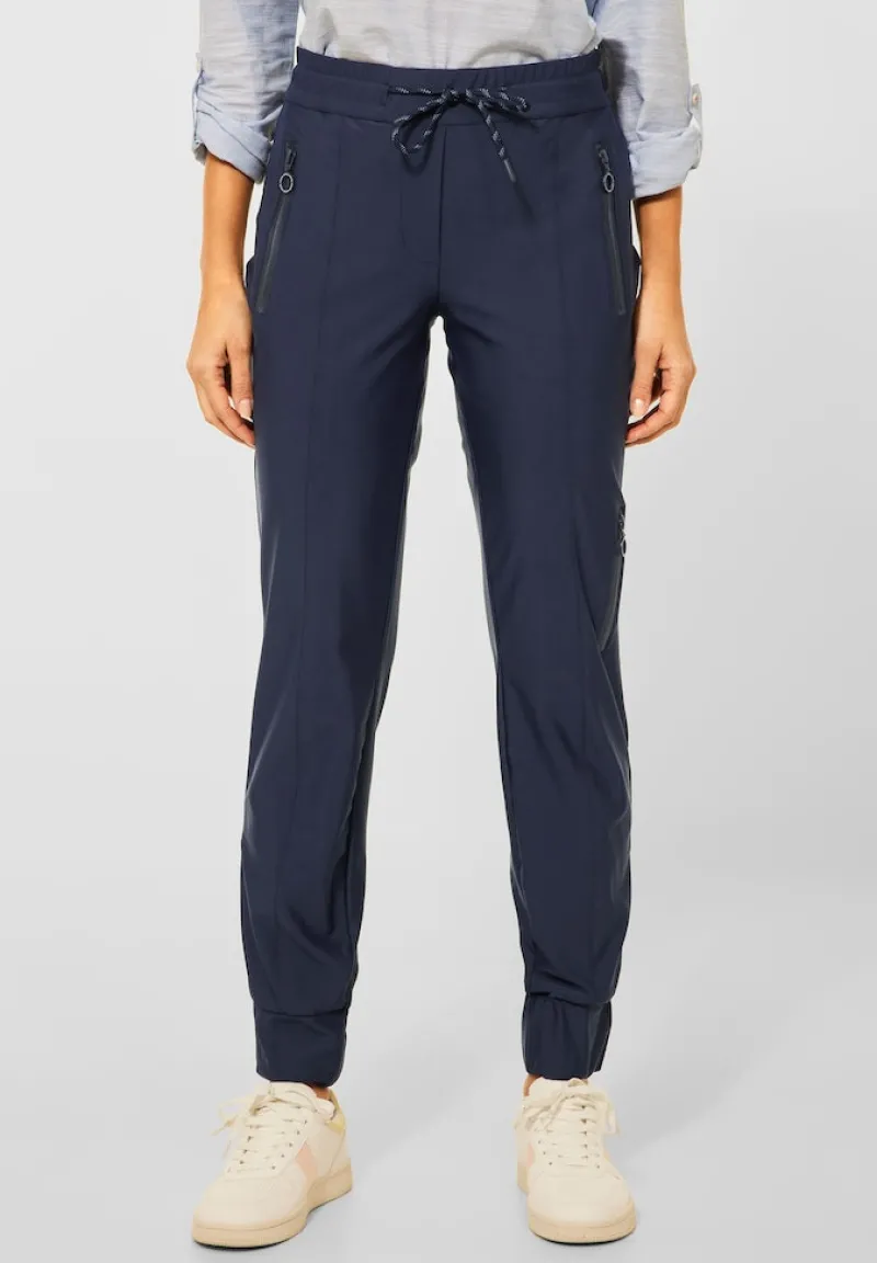 Cecil Hosen*Slim Fit Hose in Inch 30 deep blue
