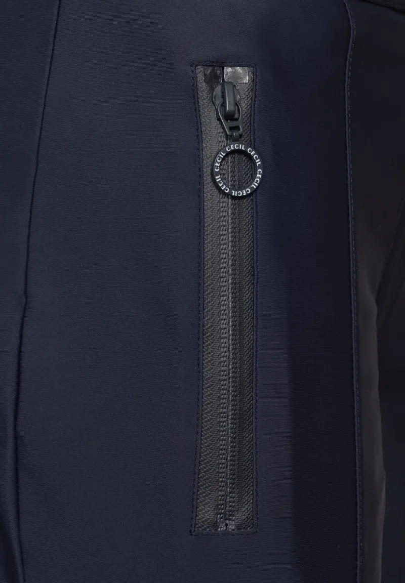 Cecil Hosen*Slim Fit Hose in Inch 30 deep blue