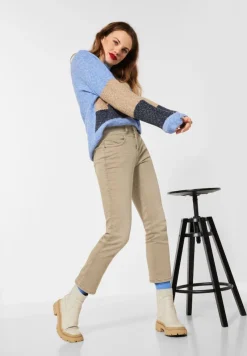 Street One Jeans*Slim Fit Hose nougat sand washed