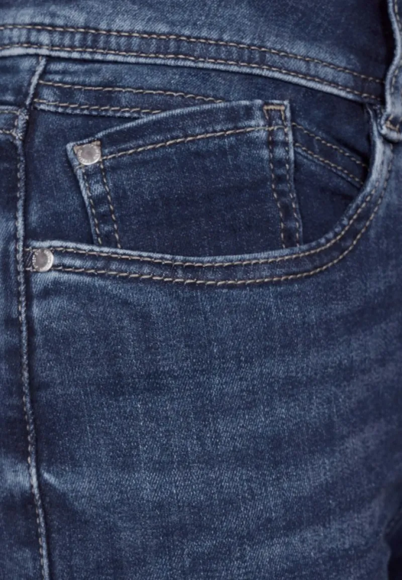 Street One Jeans*Slim Fit indigo Jeans brilliant indigo random wash
