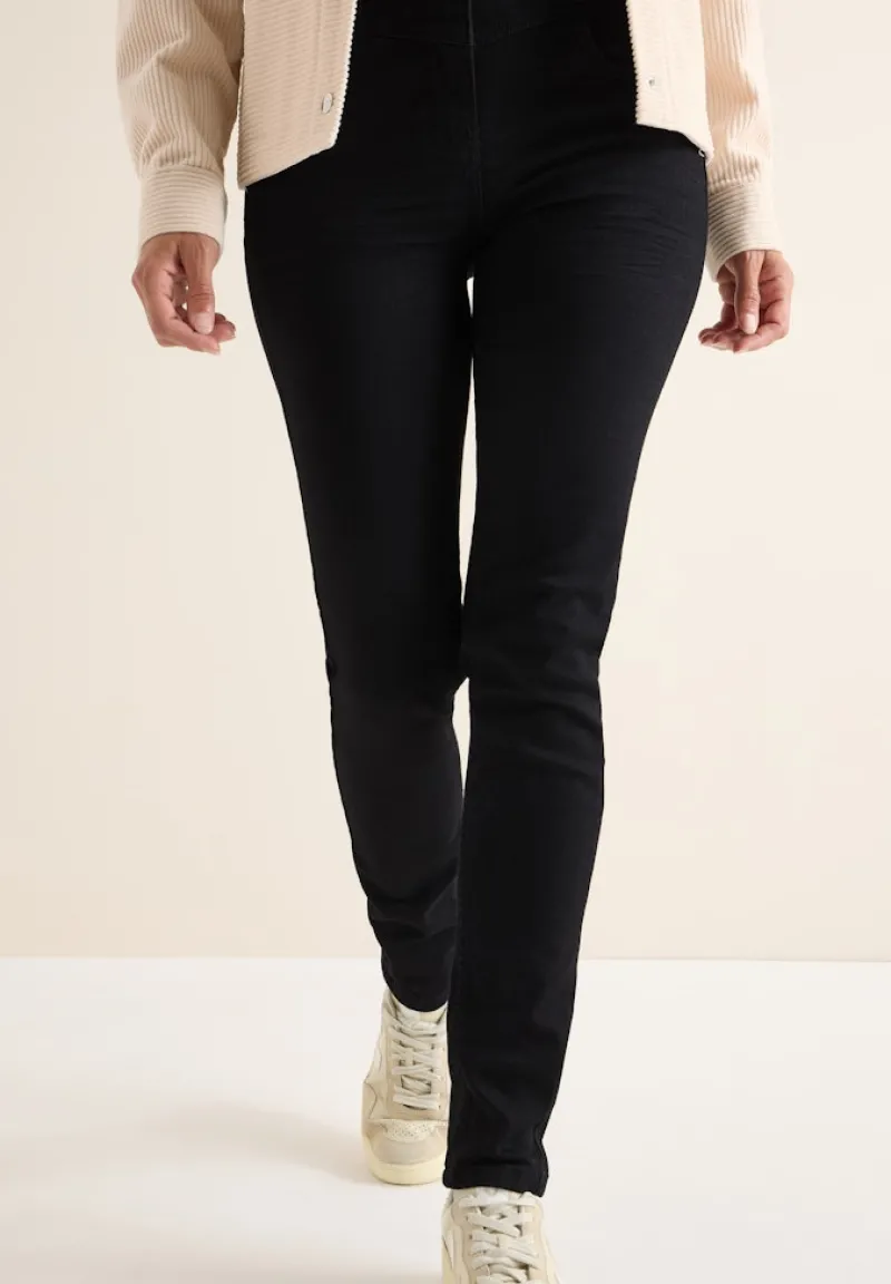 Cecil Jeans*Slim Fit Jeans Black