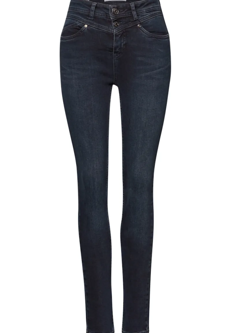 Street One Jeans*Slim Fit Jeans blue black washed