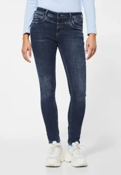 Street One Jeans*Slim Fit Jeans blue black random wash