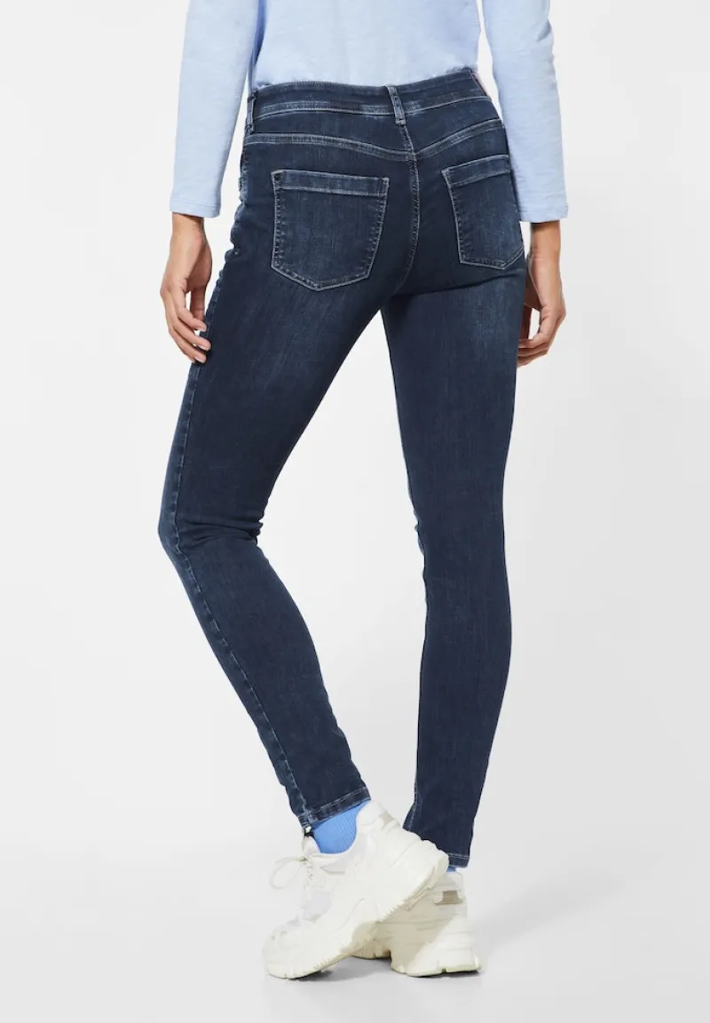 Street One Jeans*Slim Fit Jeans blue black random wash