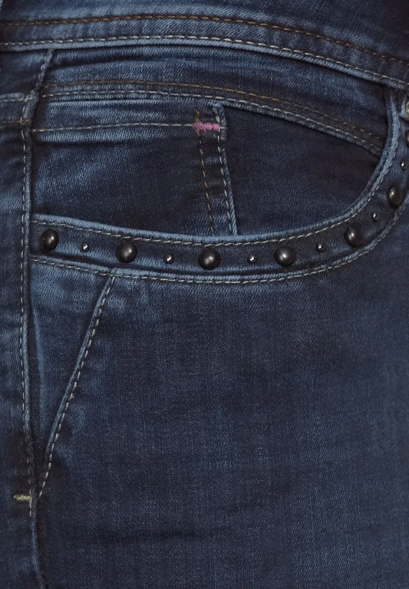 Street One Jeans*Slim Fit Jeans blue black random wash