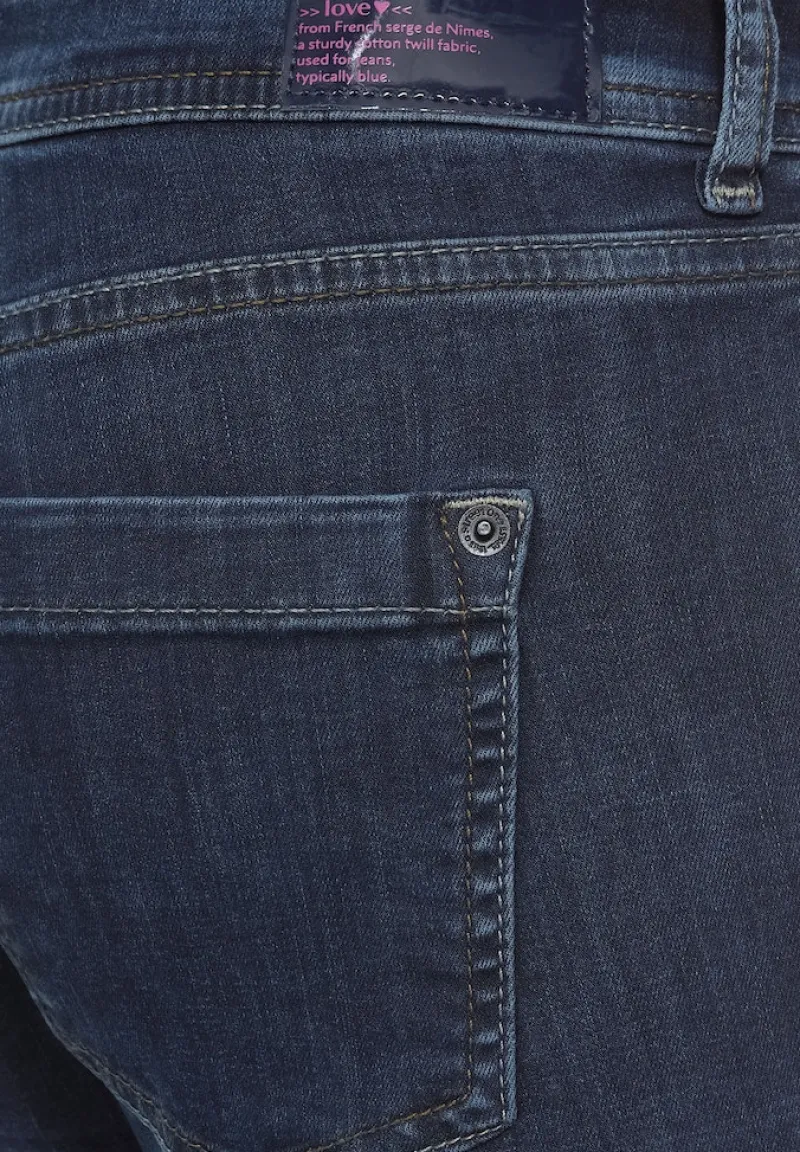 Street One Jeans*Slim Fit Jeans blue black random wash