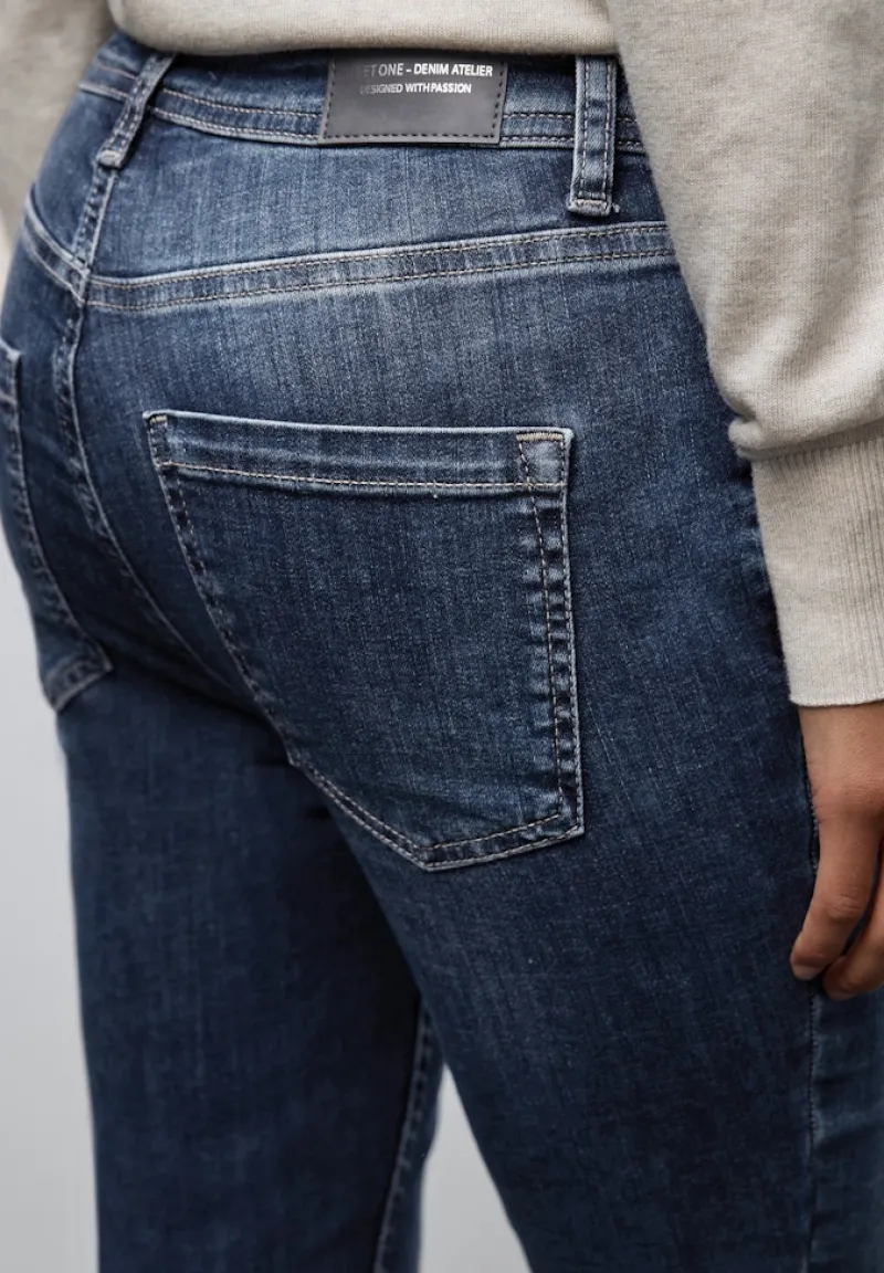 Street One Jeans*Slim Fit Jeans dark blue random