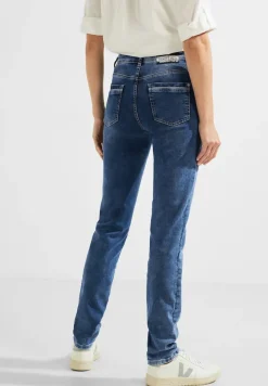 Cecil Jeans*Slim Fit Jeans in Mittelblau mid blue wash