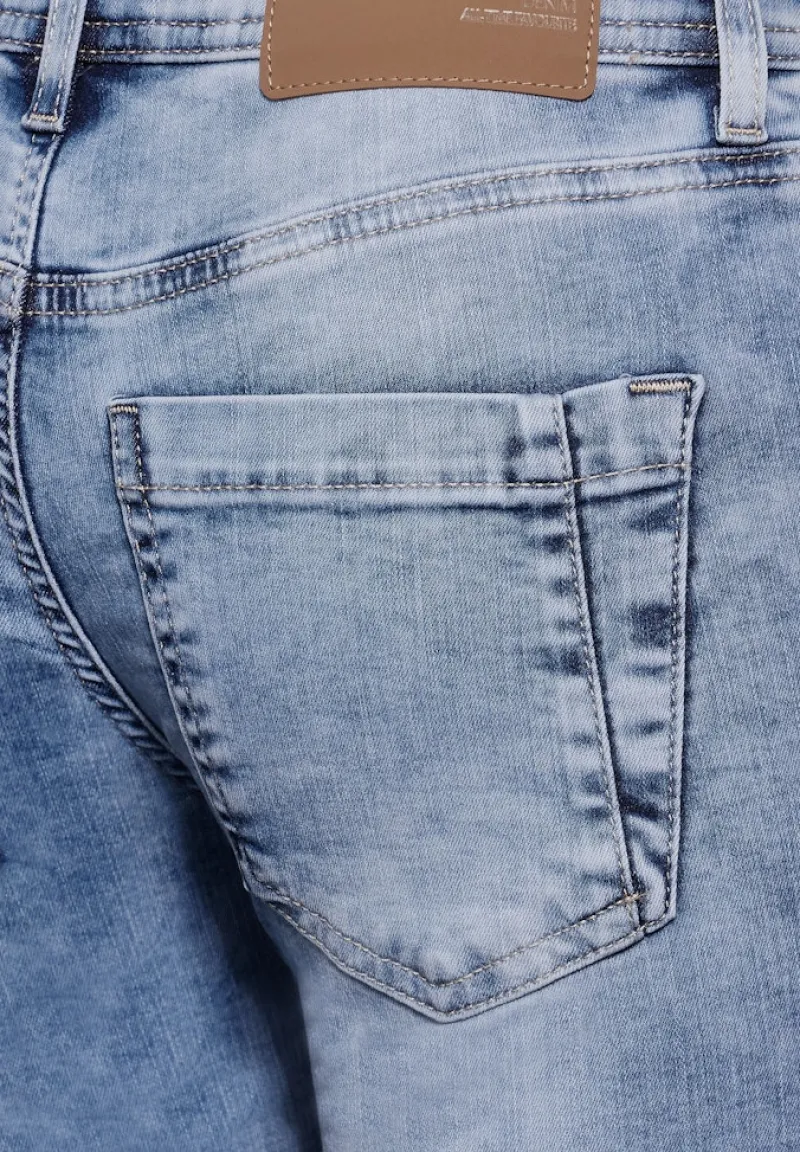 Street One Jeans*Slim Fit Jeans light blue random wash