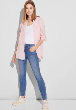 Street One Jeans*Slim Fit Jeans light blue random wash