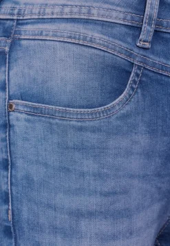 Street One Jeans*Slim Fit Jeans light blue random wash
