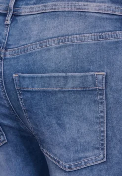 Street One Jeans*Slim Fit Jeans light blue random wash