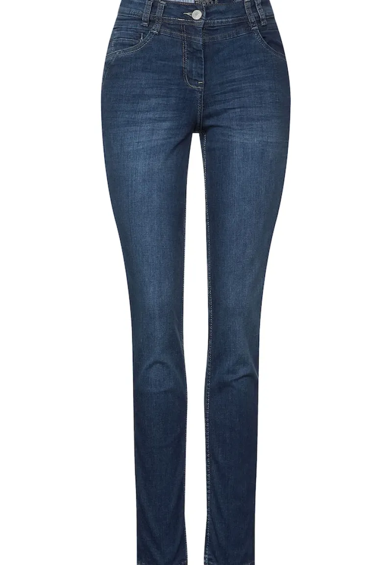 Cecil Jeans*Slim Fit Jeans mid blue wash
