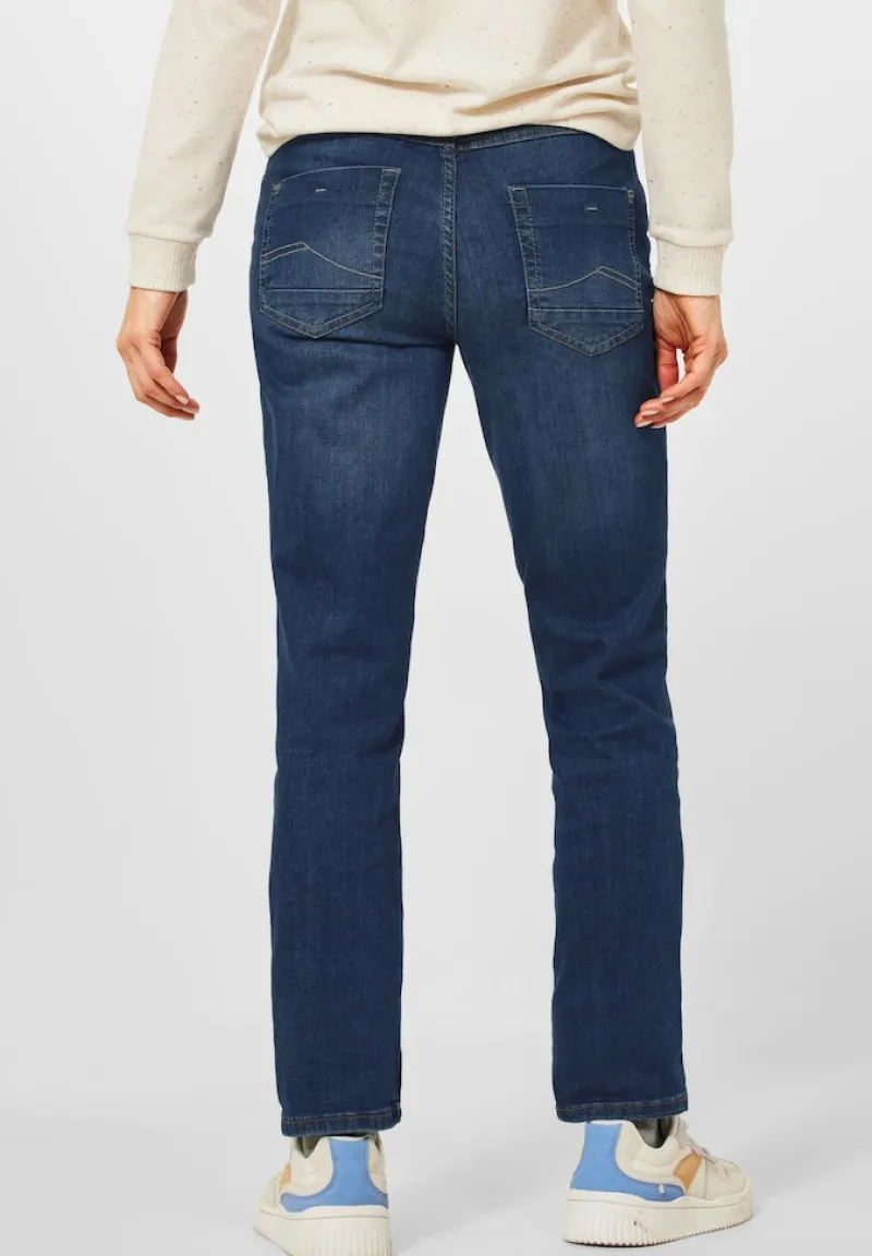 Cecil Jeans*Slim Fit Jeans mid blue wash