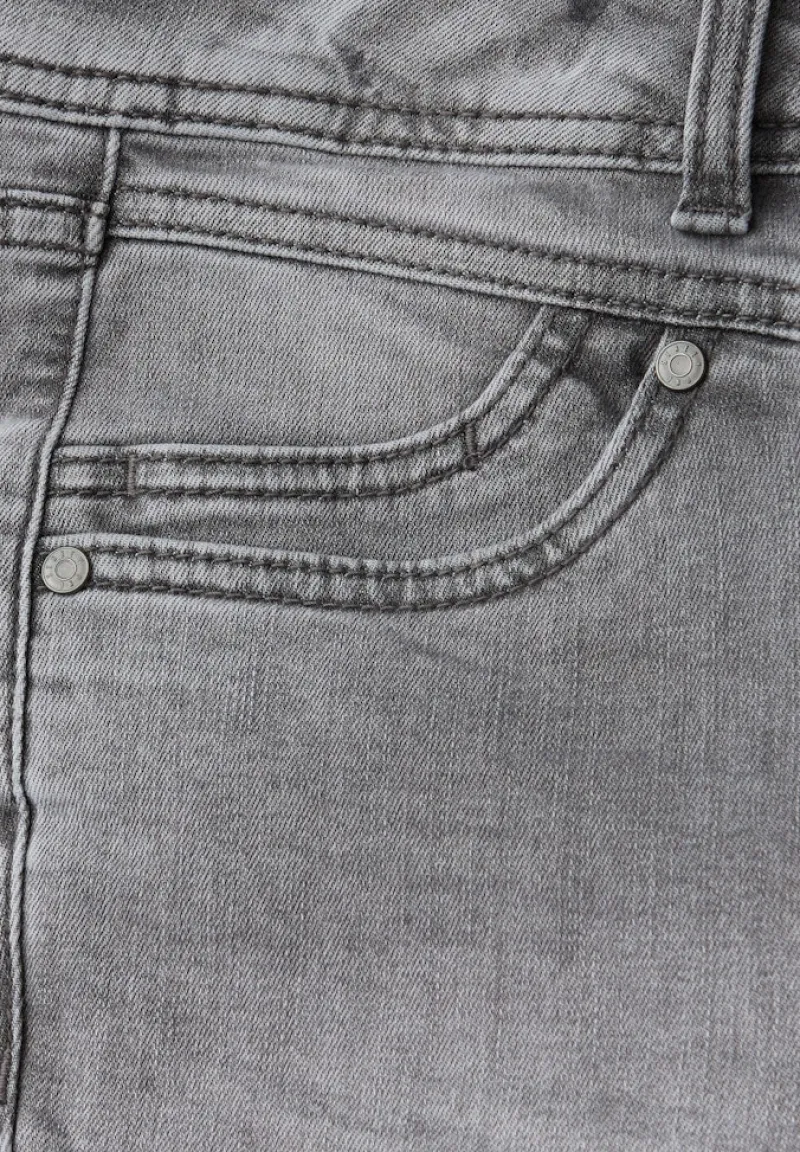 Street One Jeans*Slim Fit Jeans mid grey washed