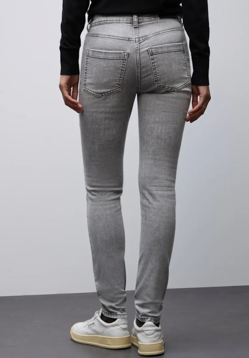 Street One Jeans*Slim Fit Jeans mid grey washed